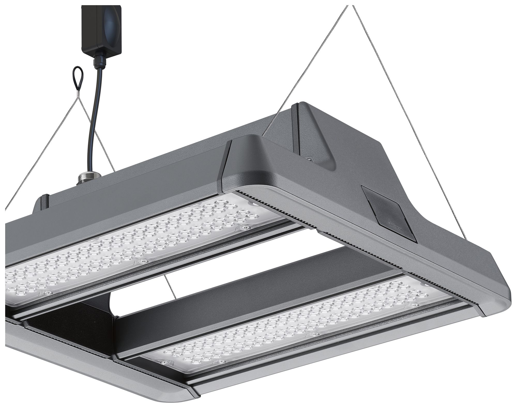 Proiett.capann.LED Sylvania Sylbay 95W 14200lm 840 IP65 75° REG 410×386