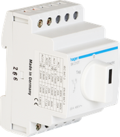 REG-Drehschalter Hager 20A 400V 0 Schliesser 0 Öffner 1 Wechsler 3TE Tag-0-Nacht