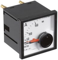 EB-Bimetall-Amperemeter Hager 75A steckbar 72×72mm Klasse 3 Integration 15 Min.