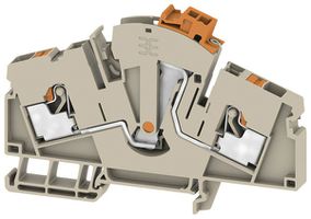 Borne de test sectionnable WM ATTB 6 PUSH IN 6mm² TS35 be