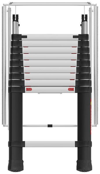 Teleskopleiter TELESTEPS Loft Line Max 10 Alu 10 Sprossen 2.55…3m max.150kg