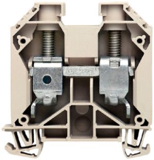Durchgangs-Reihenklemme Weidmüller WDU /IK/ZA Schraubanschluss 35mm² TS35 beige