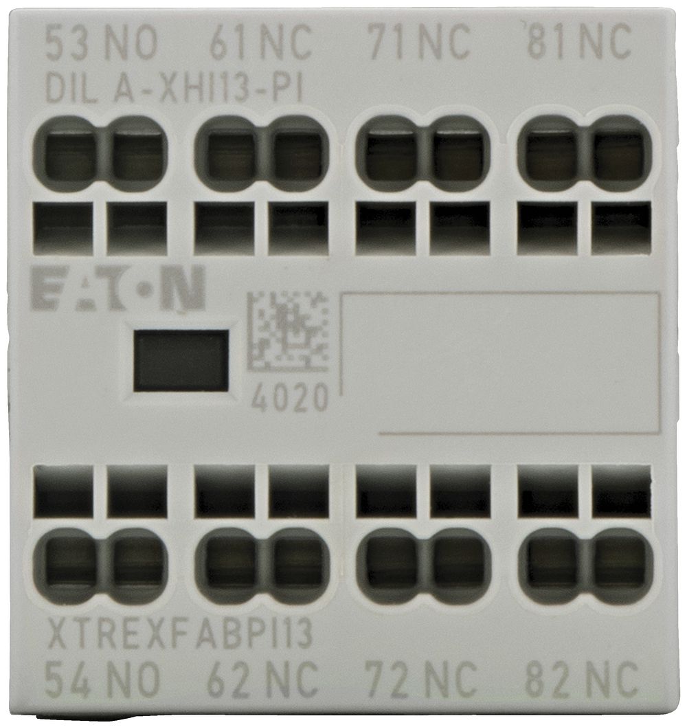 Hilfsschalter Eaton, 4P, Ith=16A, 1S, 3Ö, Frontbefestigung, Push-in-Klemmen