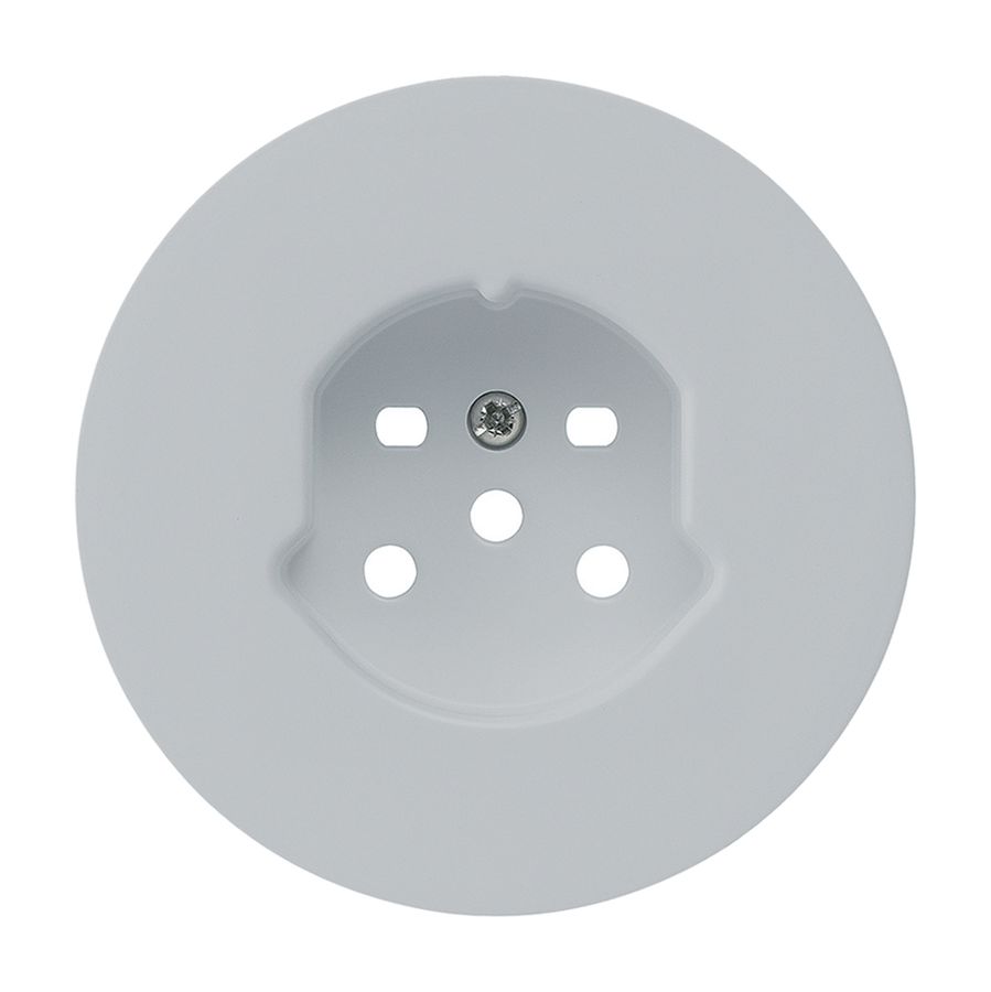 Frontset HA robusto für Steckdose Typ 15 mit Steckklemmen grau