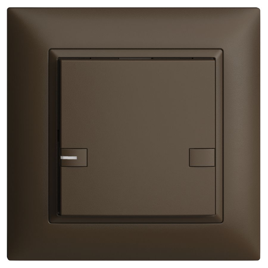 UP-KNX-Taster RGB EDUE FMI, 250mW, m.RGB-LED, 1×Taste, 2×Tastenb., cof