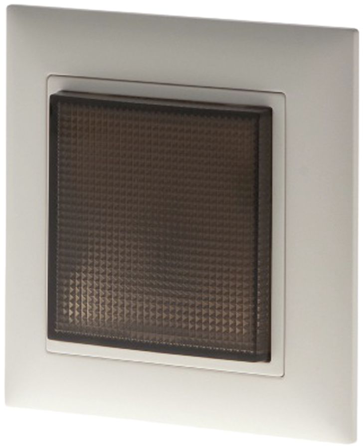 UP-Blitzleuchte EDIZIOdue rauch-topas 12VUC Hugentobler Typ 16 flach