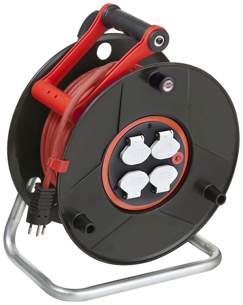 Enrouleur de câble Garant ST 290+Bretec Ø290mm 4×T13 50m H05VV-F 3×1.5mm² ro