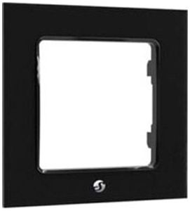 Abdeckrahmen Shelly Wall Frame 1 80×80mm schwarz