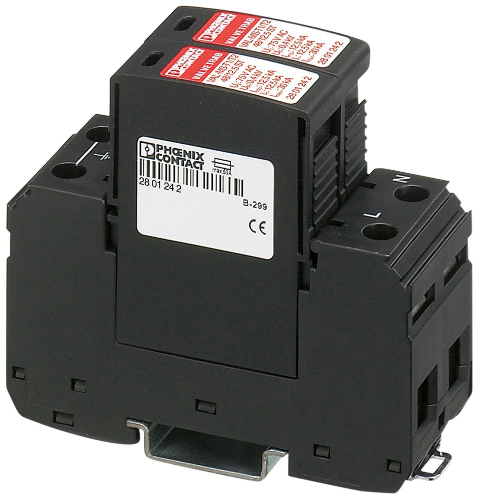 Blitzstromableiter PX VAL-MS-T1/T2 48/12.5/1+1V Typ 1+2