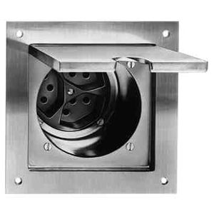 Prise INC FH 3×T13/3 grd.III laiton nick.