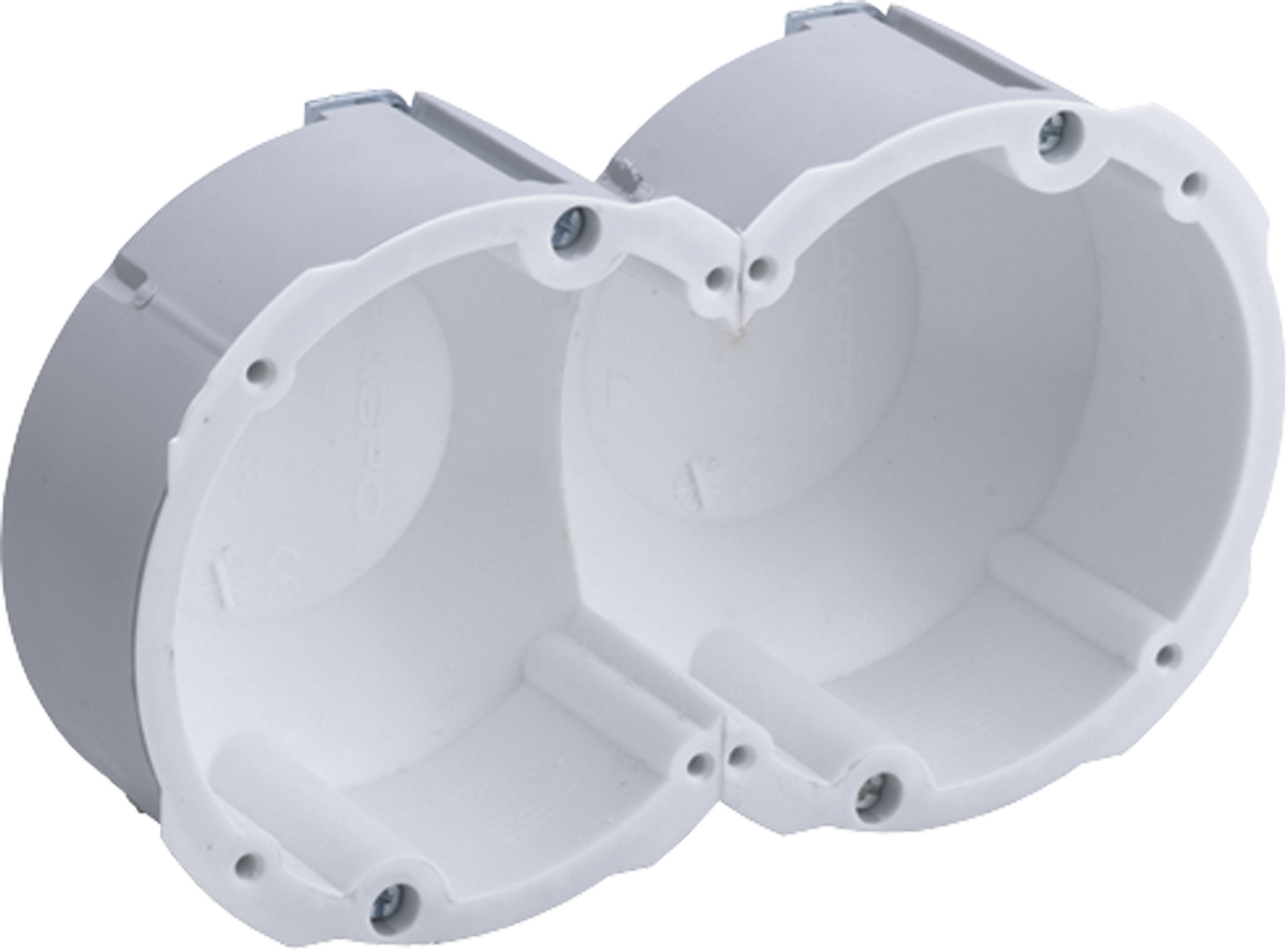 Scatola per parete cava AGRO Quickbox 1×2 Ø83mm isolamento acustico