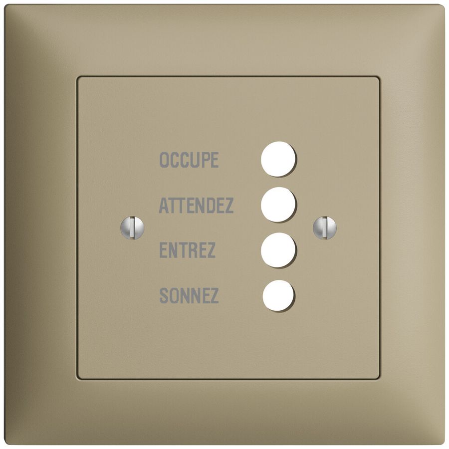 UP-Frontset EDIZIOdue sand 88×88mm für Türstation 1334.F