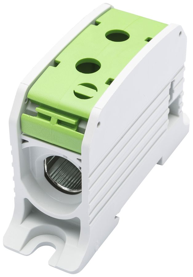 Bloc de distribution Bals RKA 95 1P 200A 1×entrée 1×sortie 10…95mm² vert