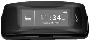 Touch-Display Somfy Nina Timer io, bidirektional, 30 Gruppen, 12 Befehle/Tag