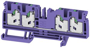 Borne de passage joignable WM S4C 4mm² 32A 1000V ressort 4×1 DIN35 vi