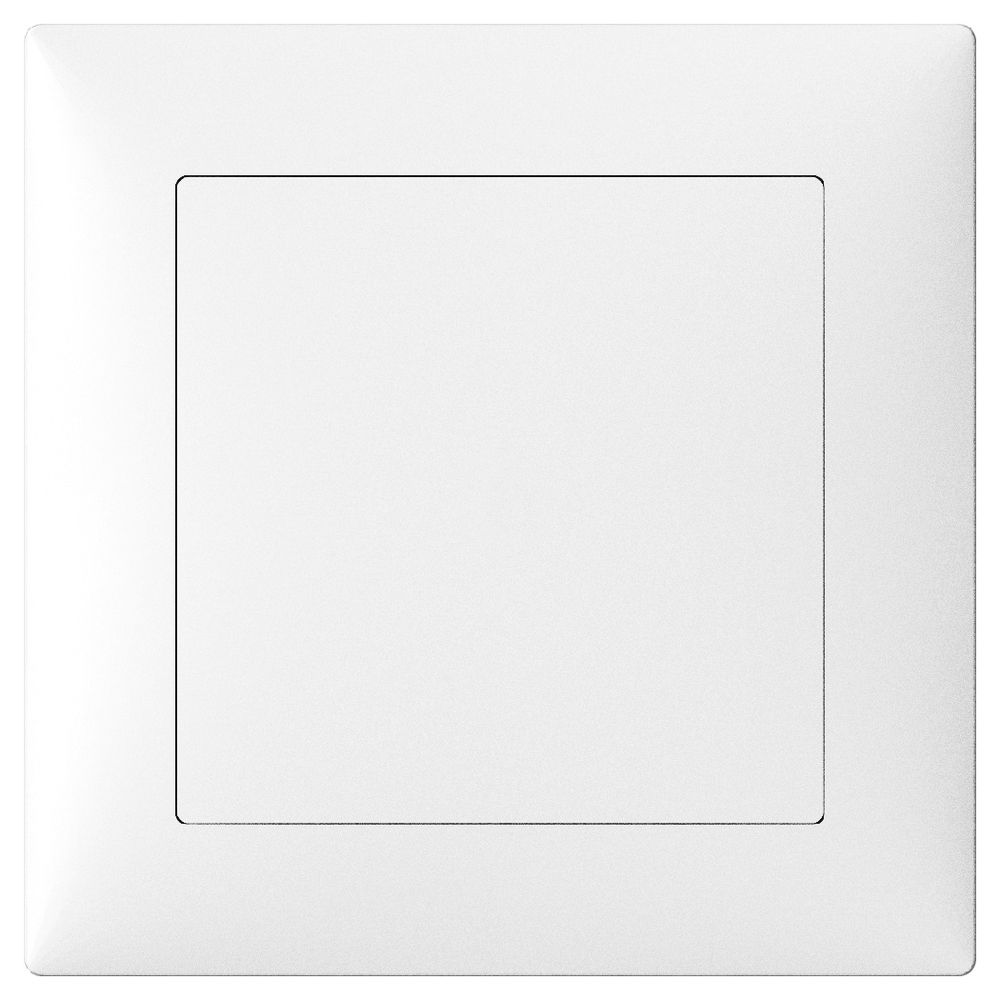 Plaque d'obturation SIDUS blanc brillant