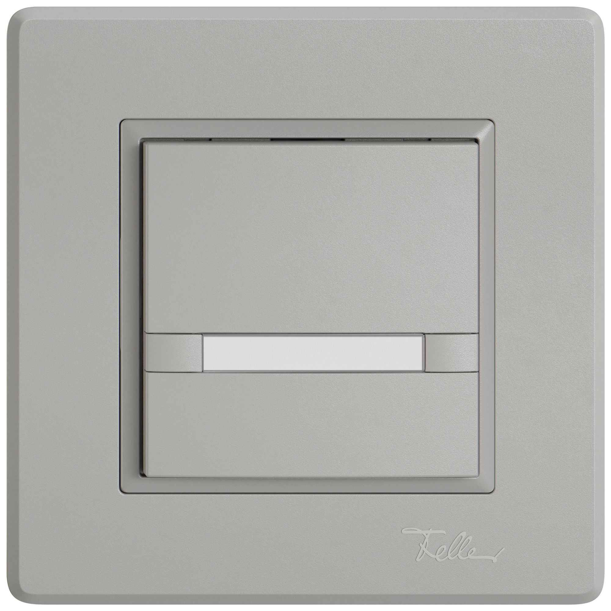 Poussoir KNX RGB ENC EDIZIO.liv SNAPFIX® capteur temp.s.LED étiqu.1× comm.2T grc