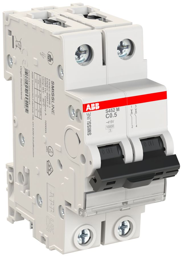 Disgiuntore SMISSLINE CLASSIC 2×0.5C 10kA