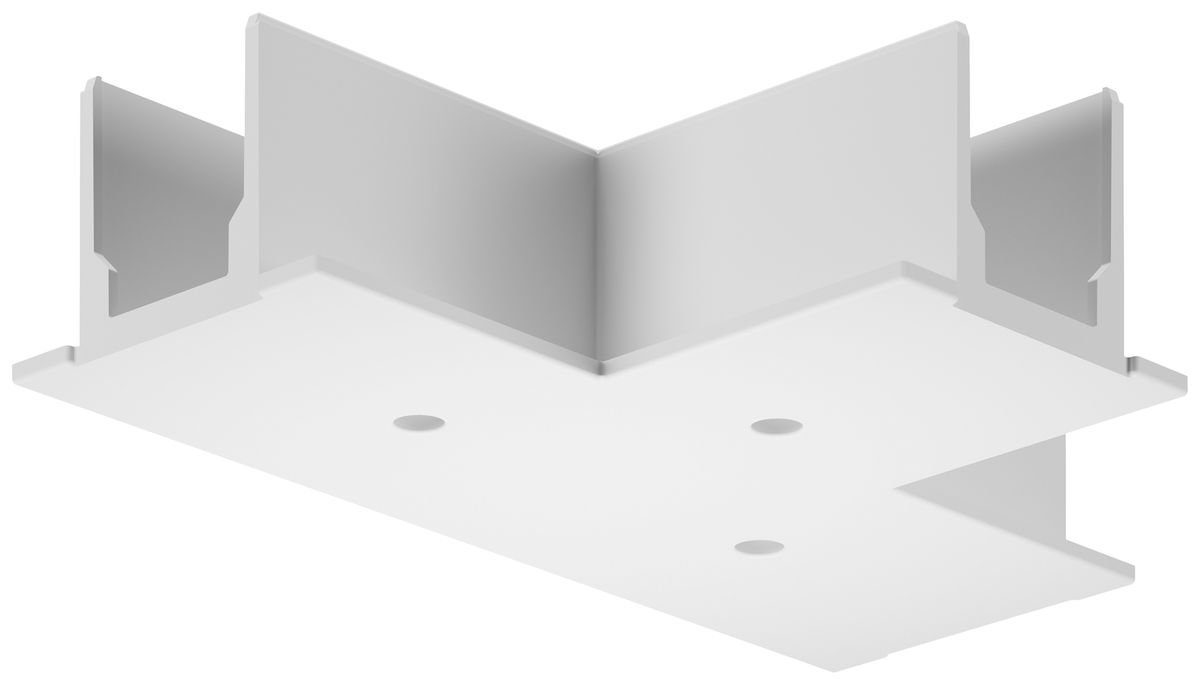 EB-Blindabdeckung Sylvania OneTrack T-Einspeiser Polycarbonat 148×100mm weiss