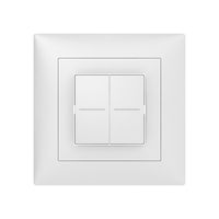 Couronne pour senseur poussoir SIDUS KNX Basic Fset-B 2/4, blanc