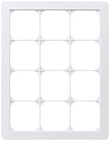UP-Abdeckrahmen kallysto.trend 4×3 weiss 274×214mm