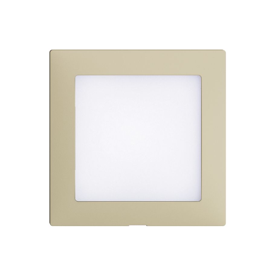 Frontset EDIZIOdue vanille 60×60mm für LED-Leuchte