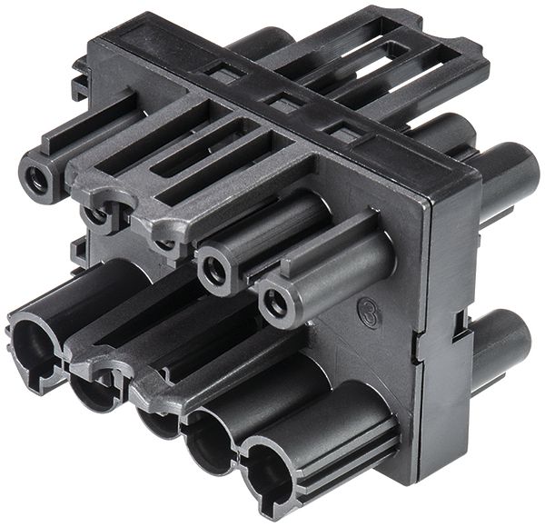 Bloc de distribution-H Wieland 5P GST 18i5 noir