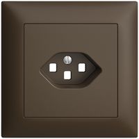 UP-Frontset EDIZIOdue coffee 88×88mm 1×T23