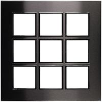 Abdeckrahmen ATO 3×3 Modul, black brushed
