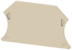 Placca terminale beige 1.5mm V0 tecnica di avvitatura 2.5…10mm² L/N/PE