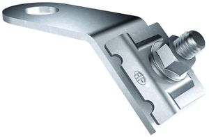 Anschlusslasche Flury AV 25 Inox A2, Leiter Ø 6…8mm, 45°