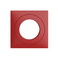 Frontset EDIZIOdue berry 60×60mm für Schlüsselschalter