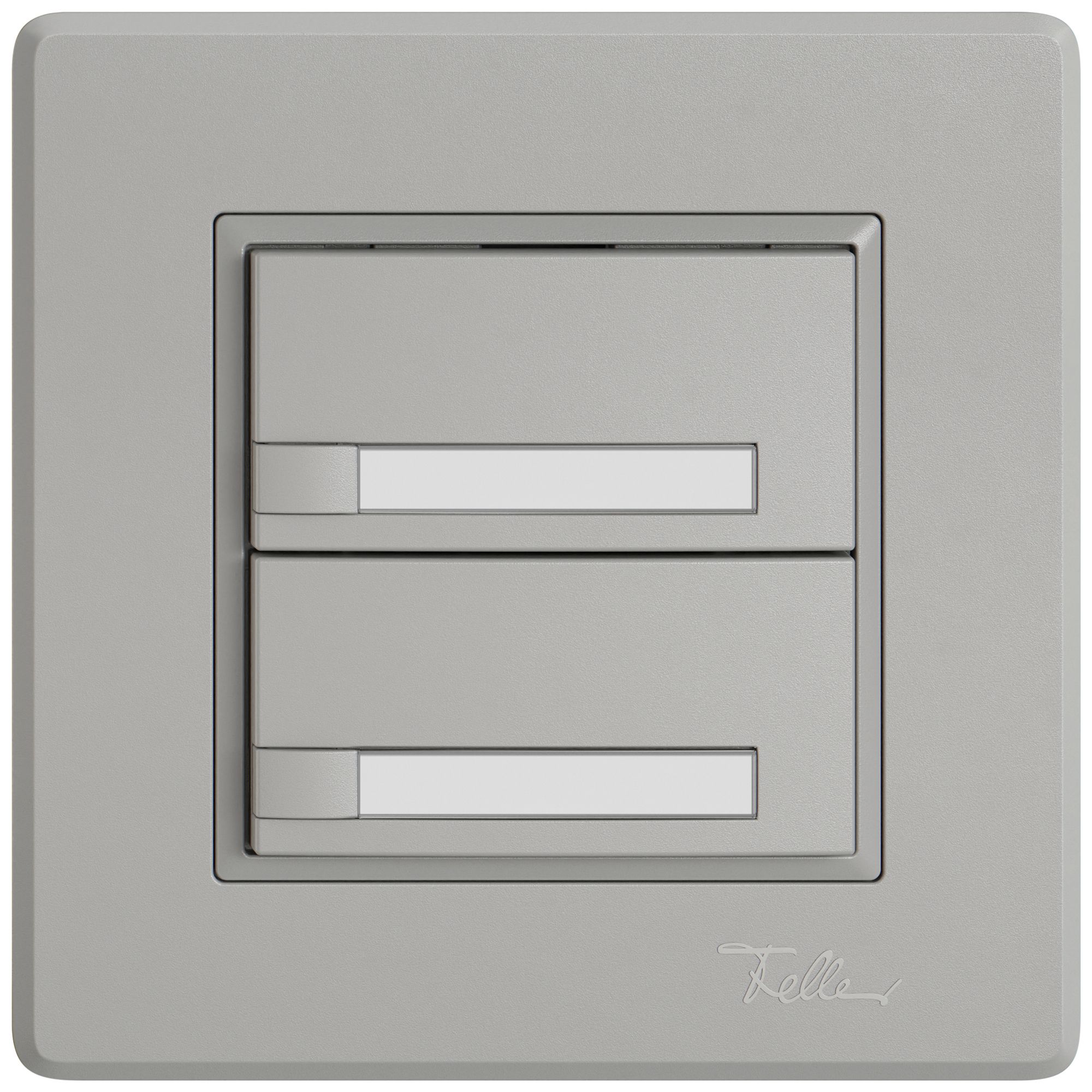 UP-Universaltaster EDIZIO.liv UNI SNAPFIX® o.LED 2× 1-Tbed.Pap.hgu