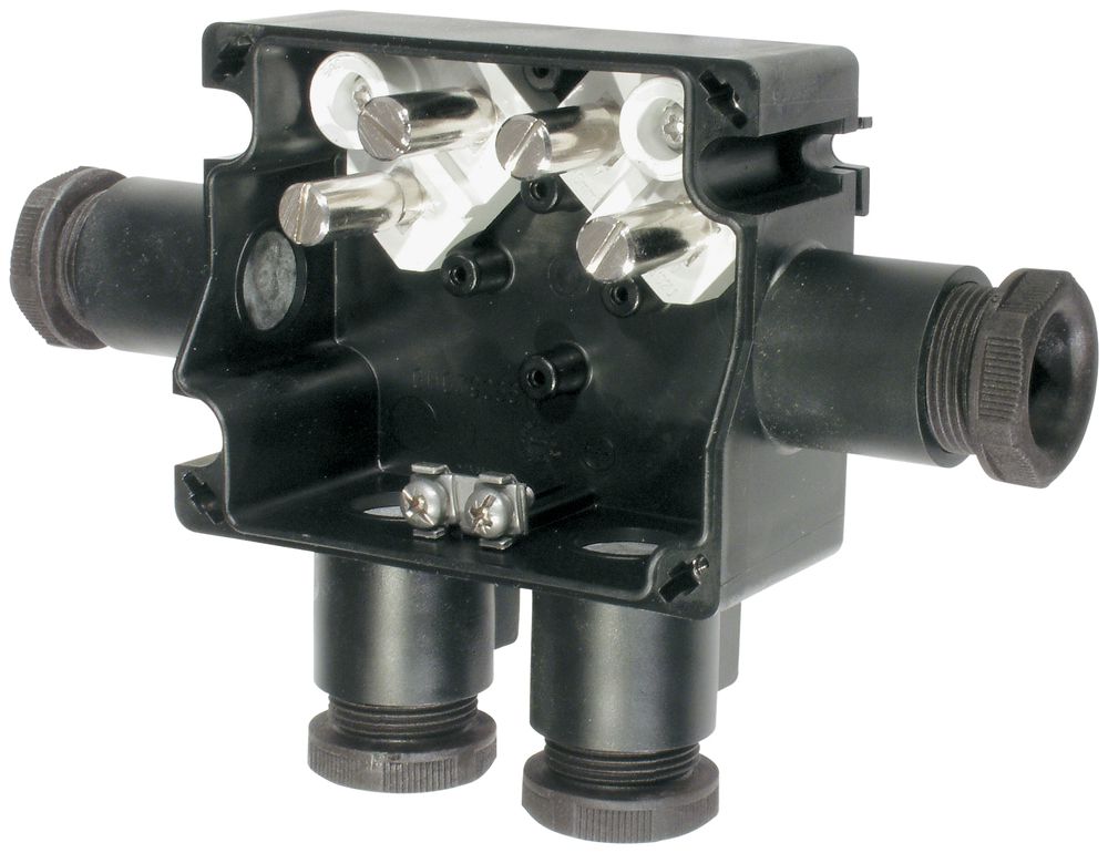 Boîte de dérivation EEx thuba 4×M25 pour câble Ø10…17mm 4xEx-e 1xPE IP66