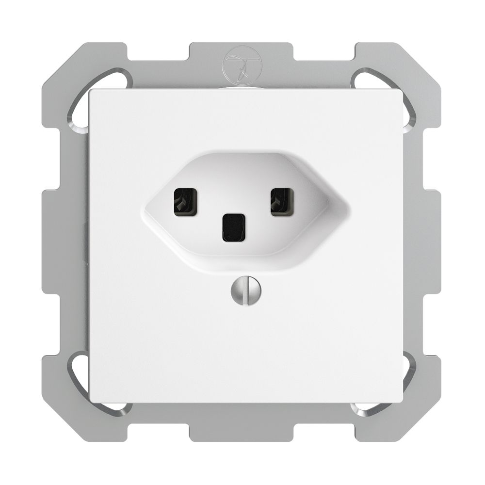 Prise ENC EDIZIOdue T23 16A blanc, bornes à vis