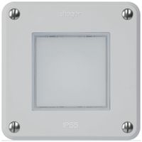 UP-LED-Leuchte robusto A IP55 grau LED rot/grün