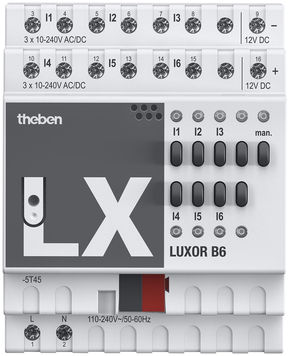 Entrata binaria KNX AMD Theben LUXORliving 6-canale