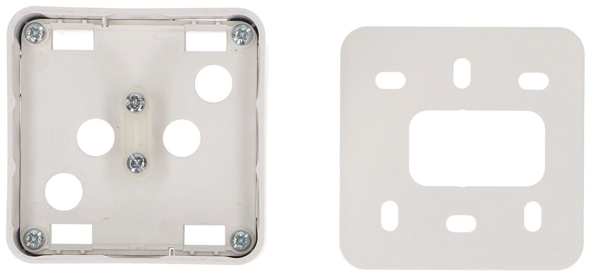 Boîtier AP MAX HAURI 1×1 65×65×65mm blanc