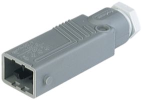 Leitungsstecker 5LPE, STAS 5 IP54, crimp, grau