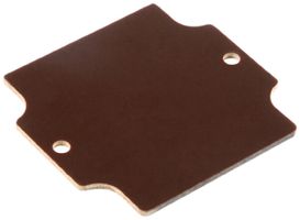 Plaque de montage Weidmüller POK MOPL 64×69×1.5mm tôle d'acier zinguée