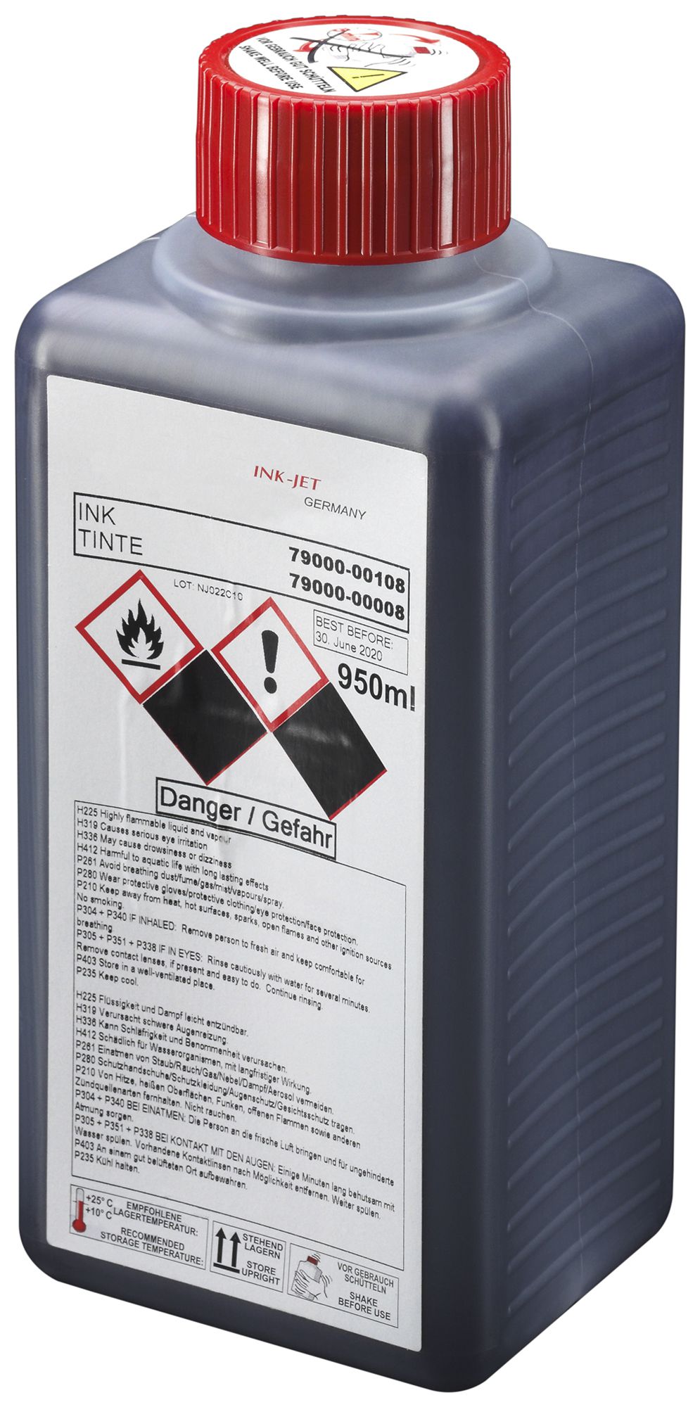 Tinte Rittal AS 4051.035 Patrone für Wire Terminal Farbe schwarz 950ml