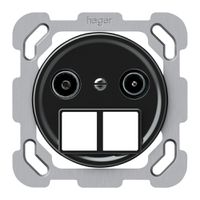 UP-Multimediadose TV-R origin Stichdose 4dB schwarz