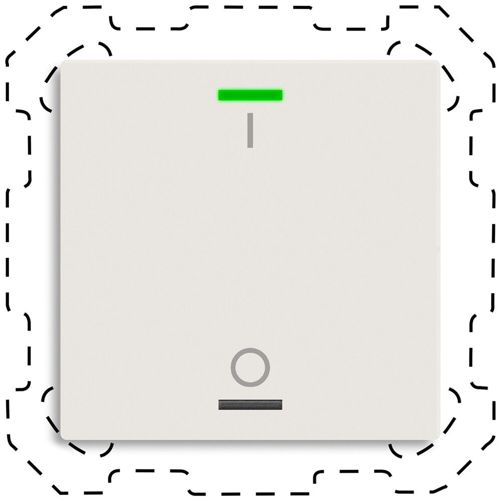 EB-Taster KNX RGBW MDT BE-TAL60T111.B1 1T/2B Temp.weiss matt "I/O"