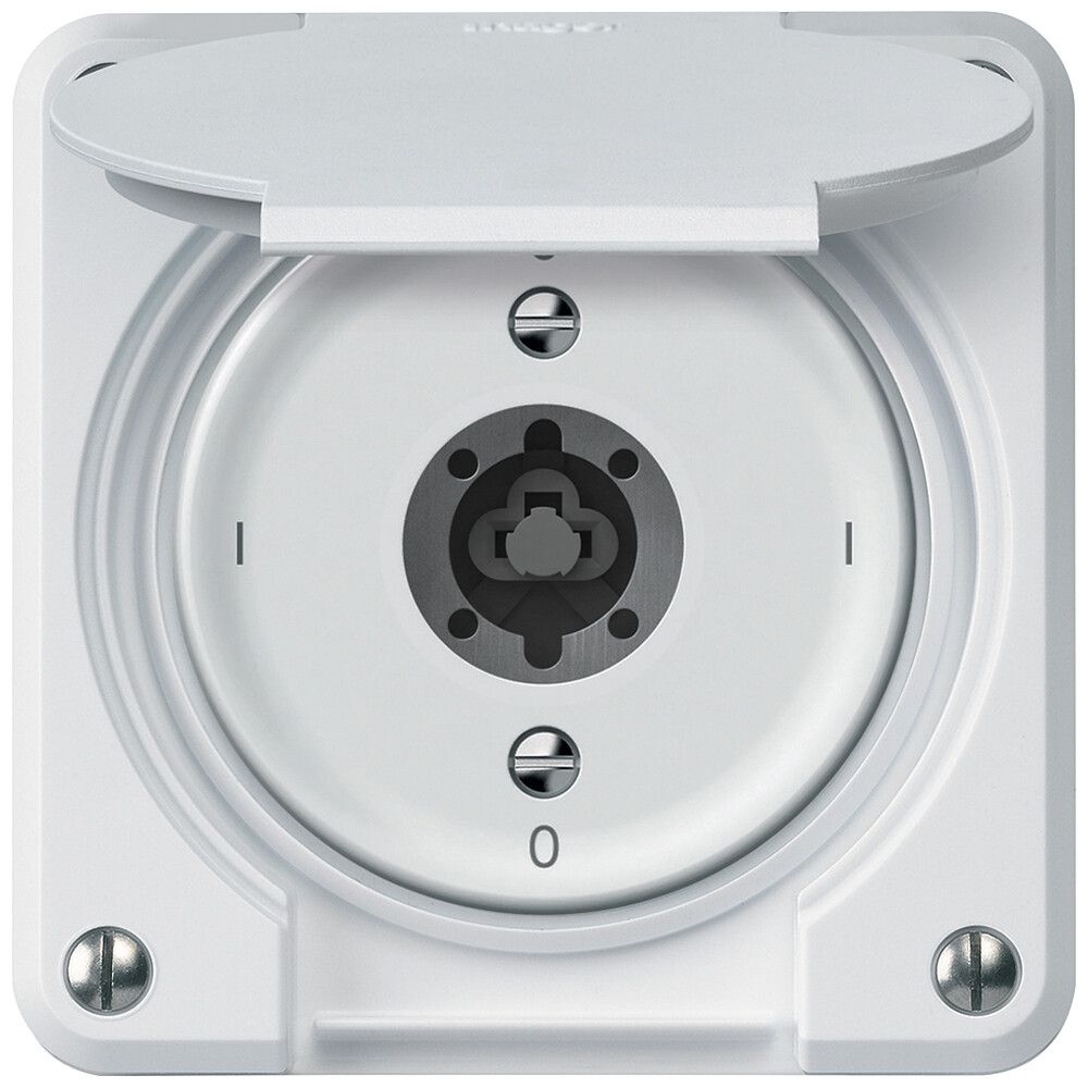 Interrupteur à clé ENC robusto interrupteur en/hors 1 pôle 16A 250V 86×86mm bc
