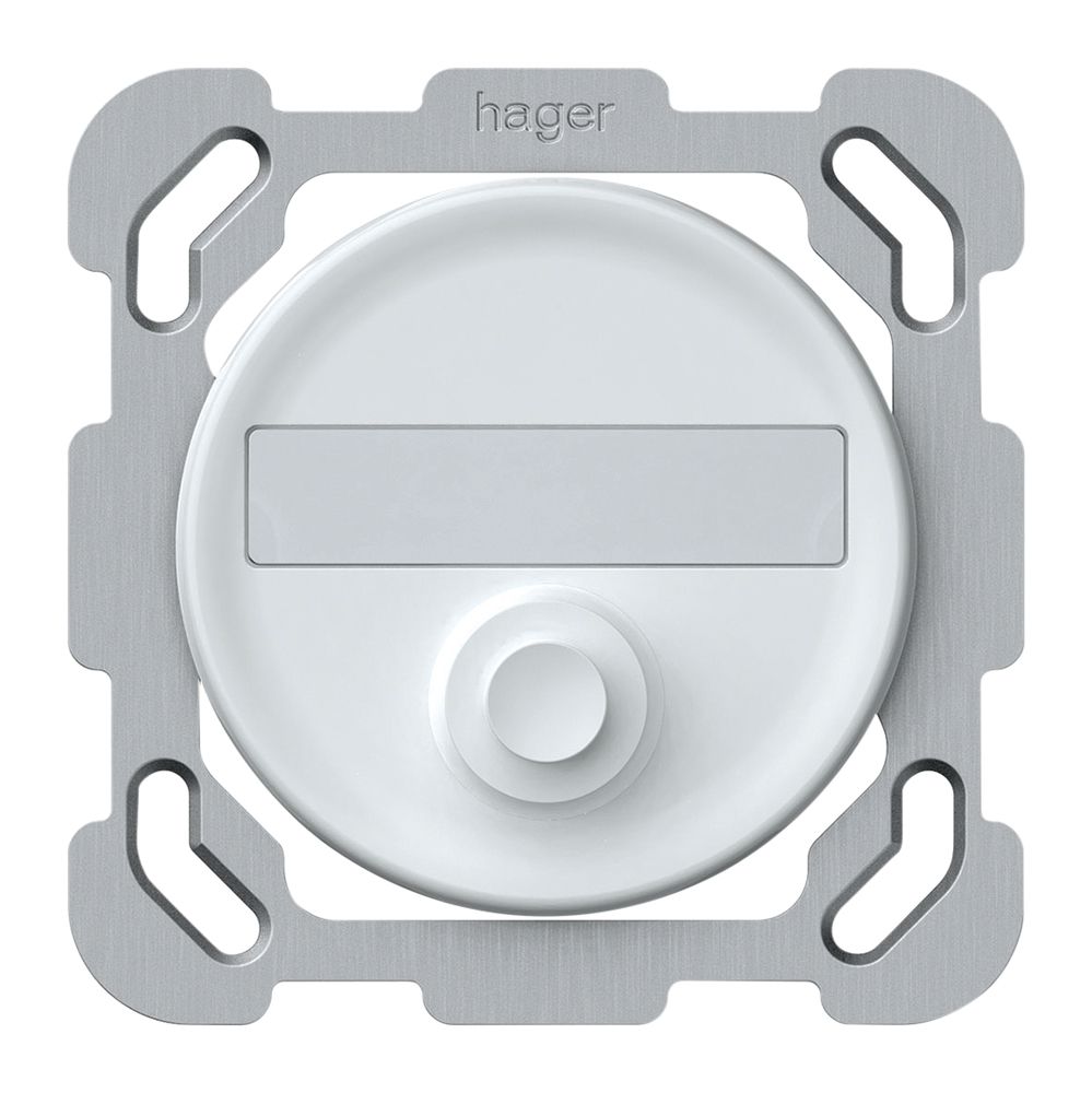 UP-Sonnerie-Drucktaster origin 77×77mm Ø58mm weiss