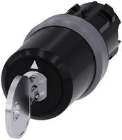 Interruttore a chiave Siemens SIRIUS ACT CES I-O-II (I/O/II) anello front.met.