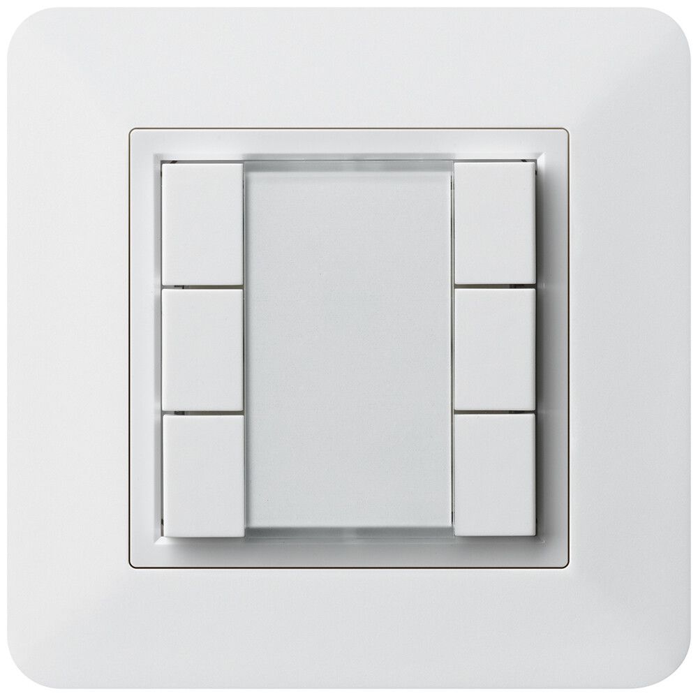 UP-Universaltaster 6×kallysto.trend mit LED weiss