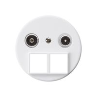 Multimediadose basico TV-R Bauart A 4dB 2GHz weiss