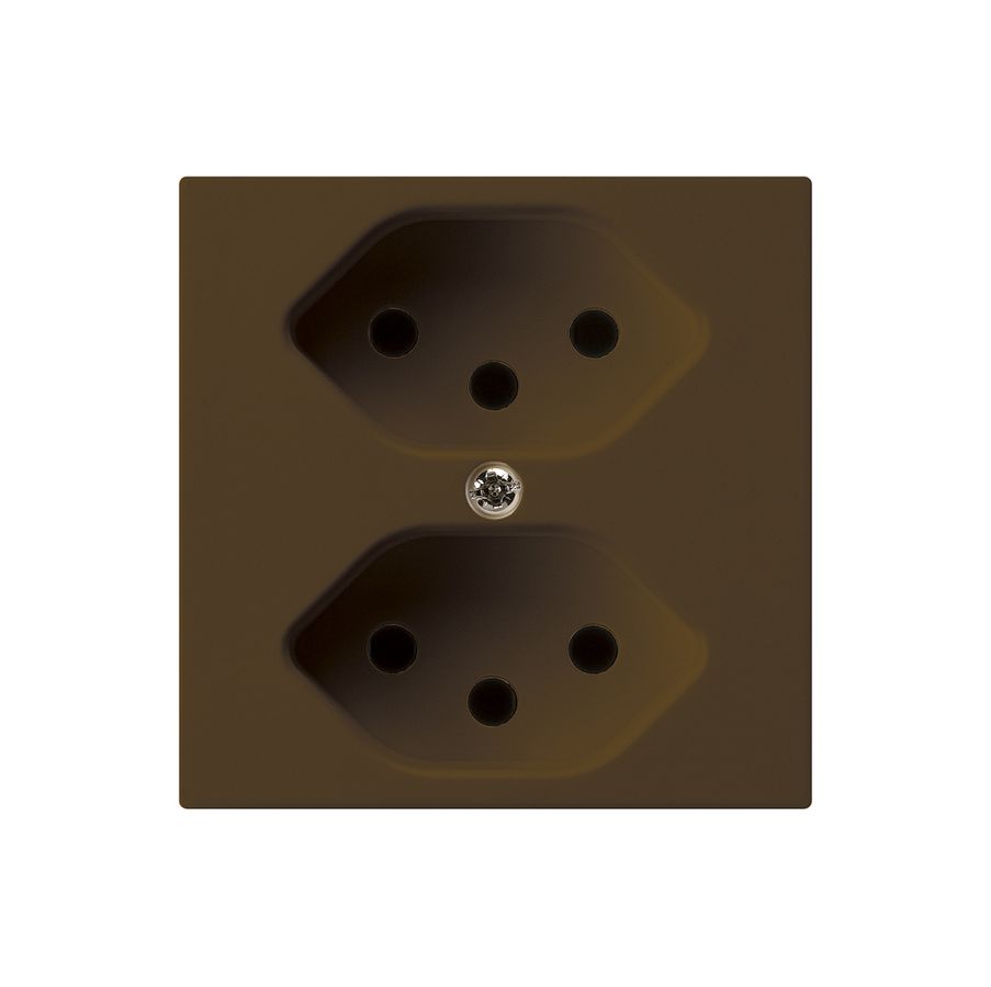 UP-Steckdose kallysto 2×T13 braun