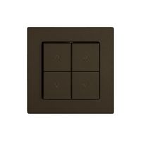 Storenschalter EDIZIO.liv SNAPFIX® 10A 250V 4 Tasten 2 Kanäle br